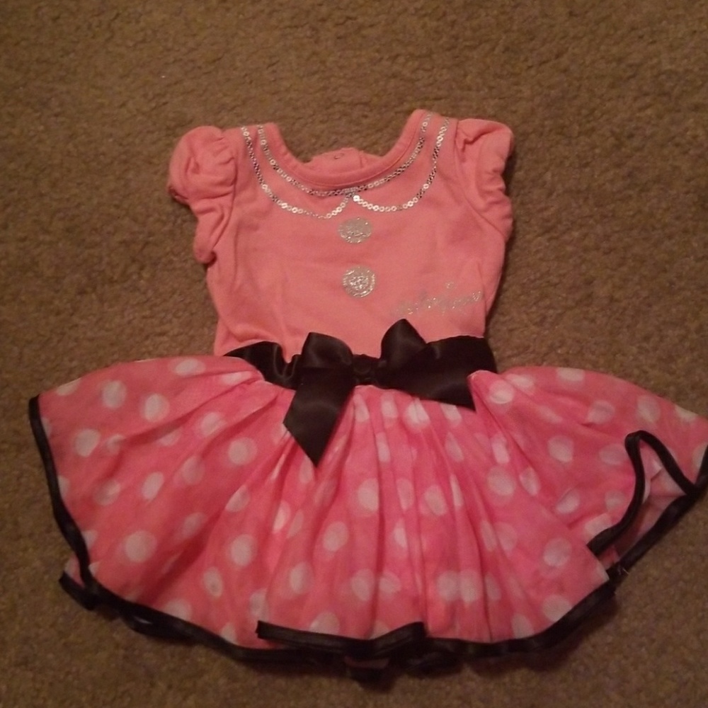 Infant girl Minnie mouse dress